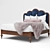 Sofia Bed: Exquisite Anthropologie Design 3D model small image 5