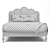 Sofia Bed: Exquisite Anthropologie Design 3D model small image 7