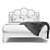 Sofia Bed: Exquisite Anthropologie Design 3D model small image 8