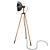 Modern Floor Lamp with 3D Max & Vray Render 3D model small image 2