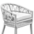 Sunset West Dana Barstool - Stylish, Comfortable, and Versatile 3D model small image 5