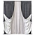 Elegant Drapes - Curtain 572 3D model small image 1