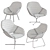 Modern Comfort In Beso Chair 3D model small image 2