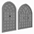 Animated Arch Windows Set 3D model small image 3