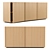 Modern Sage Sideboard: Stylish Storage Solution 3D model small image 1