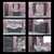 Kaksa-A Patina Dark Grey 1050: Elegant Bathroom Furniture 3D model small image 5