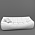 Stylish Bahir Sofa 3D model small image 2