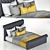 Elegant Greco Strom Bed 3D model small image 1