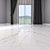 Luxury Marble Floor Set: Afyon White 3D model small image 2