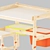 Adjustable Children's Desk & Bench Set 3D model small image 2