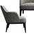 Elegant Poliform Jane Armchair 3D model small image 4