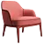 Elegant Poliform Jane Armchair 3D model small image 5