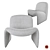 Retro Chic Alky Lounge Chair 3D model small image 5