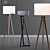 Modern Floor Lamps Set - Elegant Lighting Solution 3D model small image 1