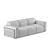 Luxury Pollaro Sofa YF103: Modern Elegance 3D model small image 4