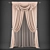 Elegant Window Drapes 3D model small image 1