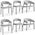 Muuto Cover Chairs: Modern and Stylish Seating 3D model small image 5