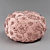 Floral Wool Pouf: Restoration Hardware 3D model small image 1