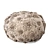 Floral Wool Pouf: Restoration Hardware 3D model small image 7