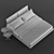 Saba Italia Limes Bed - Sleek and Stylish Modern Design 3D model small image 5