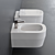 Modern Olympia Wall-Hung WC 3D model small image 2