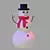 Frosty Snowman Hat & Scarf 3D model small image 2