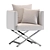 Elegant Dawson Chair: Classic Design 3D model small image 1