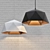 Elegant Blonche Pendant Light 3D model small image 2