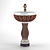 Semnan Decorative Sink 3D model small image 4