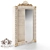 Handcrafted Mirror Bookcase: Laura Romano Home 3D model small image 1