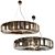 Bronx Large Vintage Chandelier 3D model small image 1