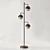 Illuminating Elegance: ORBS CHAMPAGNE Floor Lamp 3D model small image 4