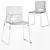 Sleek Casper Chair: Modern and Comfortable 3D model small image 2