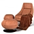 Luxurious DS166 Leather Lounge Chair 3D model small image 3