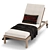 Coastal Comfort Chaise | RH Outdoor 3D model small image 2