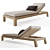 Restoration Hardware BONAIRE CHAISE 3D model small image 1