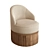 Vintage Glamour Club Chair 3D model small image 1