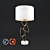 Veronoi Random Table Lamp: Modern Lighting Fixture 3D model small image 1