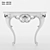 Ornate Console 3D model small image 7