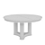 Amboise Walnut Table: Self-Storing Leaves 3D model small image 4