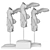 Victorious Wings: Samothrace Statue Set 3D model small image 4
