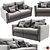 Trendy Italian Freedom Sofa 3D model small image 1