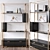 Elegant Waltz Bookcase: Luxurious Storage Solution 3D model small image 1