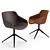 Sleek Office Set with Cupertino Desk, Vienna Chair, and Curious Table Lamp 3D model small image 3