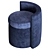 Modern Arcadia Pouf Stool 3D model small image 3