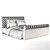 Geometric Aston Night-Bed 3D model small image 3