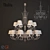 Elegant Visionnaire Thalita Chandelier 3D model small image 3