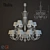 Elegant Visionnaire Thalita Chandelier 3D model small image 4
