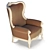 Elegant Classimo 3D Chair 3D model small image 3