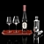 Elegant Wine Serveware Set 3D model small image 1